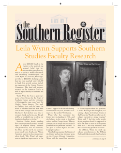 PDF - Center for the Study of Southern Culture