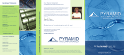 pyrathane® belts - Pyramid Incorporated