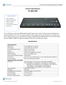 TL-4X1-HD - AV Distributors