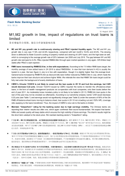 M1,M2 growth in line, impact of regulations on trust loans is limited