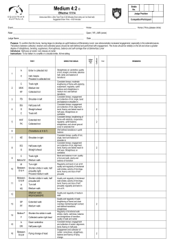 Medium 4.2 - Equestrian Australia
