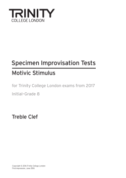 Treble Clef - Trinity College London