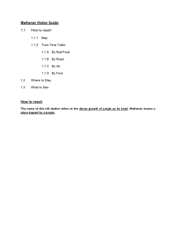 Matheran Visitor Guide