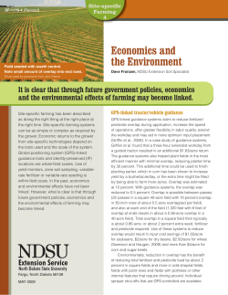 Site-specific Farming 4: Economics and the Environment