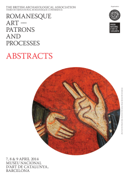 Abstracts def.indd - Museu Nacional d`Art de Catalunya