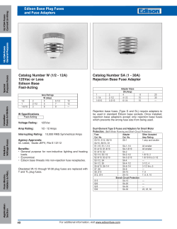 Catalog Number W (1/2 - 12A)
