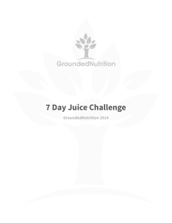 7 Day Juice Challenge