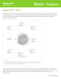 2A - Smart Set Dial - Provo Craft