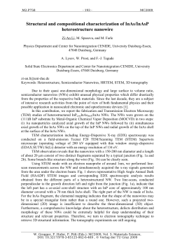 Structural and compositional characterization of InAs/InAsP