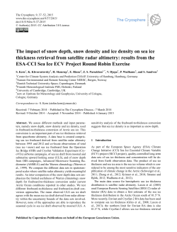 The impact of snow depth, snow density and ice