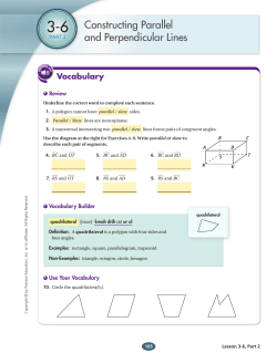 Constructing Parallel and Perpendicular Lines