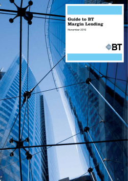 BT Margin Lending Made Easy