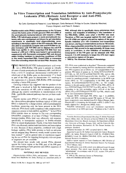 PNA - Blood Journal
