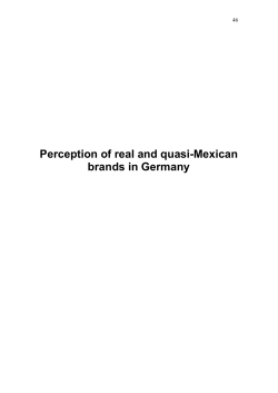 Perception of real and quasi