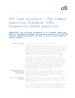 CRS - Citi.com