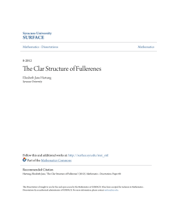 The Clar Structure of Fullerenes - SUrface