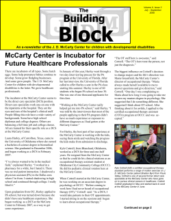 July - J.D. McCarty Center