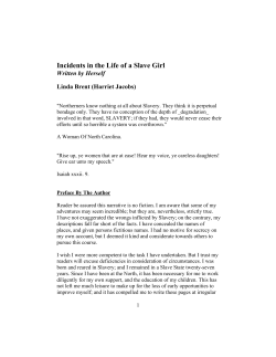 Incidents in the Life of a Slave Girl