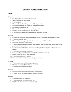 Hamlet Review Questions