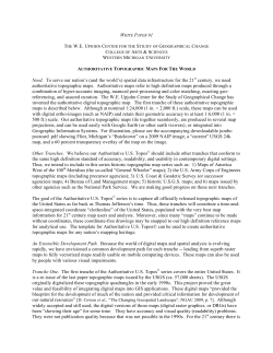 Authoritative Topographical Maps for the World