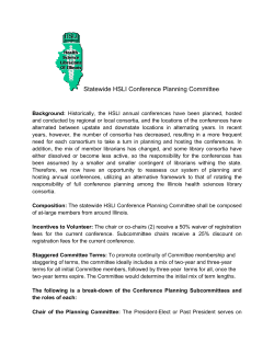 Statewide Conference Planning Committee Guidelines