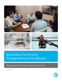 Business Continuity Preparedness Handbook