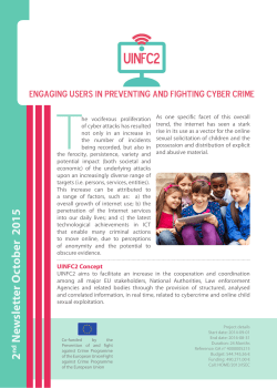 2 N ew sletter Octob er 2015