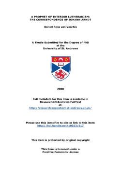 1 - St Andrews Research Repository