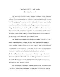 Three Variants Of To One In Paradise By Melissa Ann Wood The