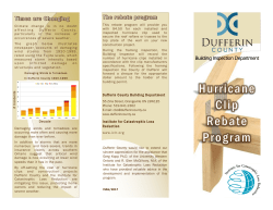 Hurricane Clip Rebate Program