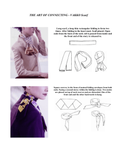 THE ART OF CONNECTING - VAKKO Scarf