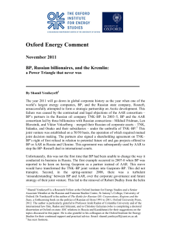 BP, Russian billionaires and the Kremlin: A power triangle that never