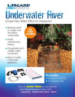 Unique New Water Effect for Aquariums