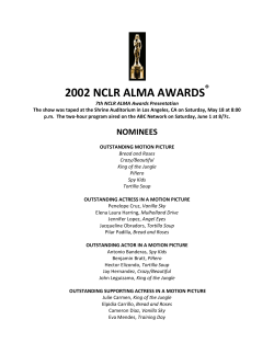 2002 NCLR ALMA AWARDS