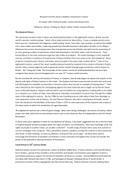 Slavery Abolition Movement in Exeter