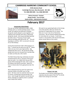 C-NCS Newsletter February 2017