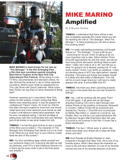 MIKE MARINO Amplified