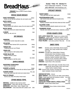 HERE - BreadHaus