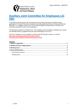 JC 200 Employees - Employment.belgium