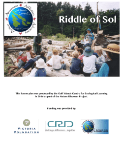 Riddle of SOL  - Eco Learning Hive