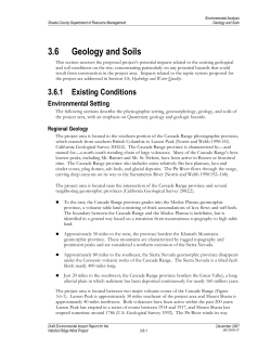 Geology and Soils