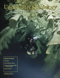 Underwater Speleology