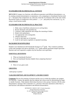 Fraction Equivalence
