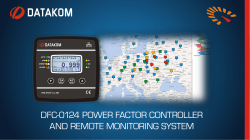 DFC-0124 POWER FACTOR CONTROLLER AND REMOTE