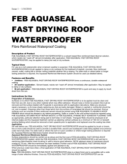 aquaseal fast drying roof waterproofer