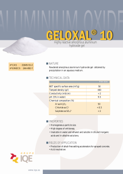 Highly reactive amorphous aluminium hydroxide gel
