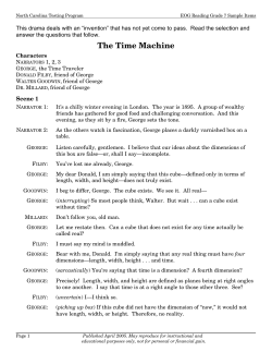 The Time Machine - North Carolina Public Schools