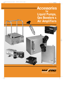 Accessories - High Pressure Technologies