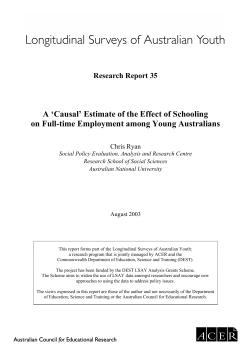 - National Centre for Vocational Education Research