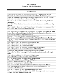 Senior Quiz Bowl Questions